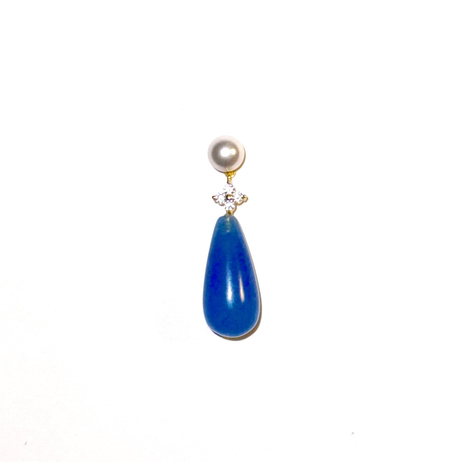 DAGMAR BLUE EARRING